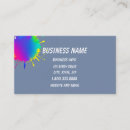 Search for player business cards Black
