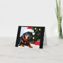 Search for rottweiler christmas cards Santa