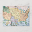 Search for us map postcards United states