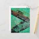 Search for vintage red truck postcards Retro