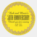 Search for gold anniversary stickers Black