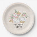 Search for white pumpkin plates Autumn