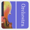 Search for music lessons stickers Violin