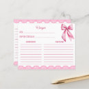 Search for bridal shower request recipe cards For her