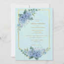 Search for hydrangea flowers wedding invitations Blue hydrangeas