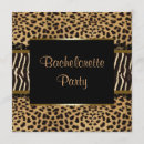 Search for animal print hens party invitations Zebra