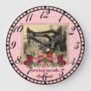 Search for sewing machine clocks Flowers