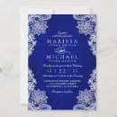Search for elegant royal blue wedding invitations Calligraphy script