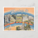 Search for address relocation postcards Retro