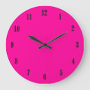 Search for hot pink clocks Solid