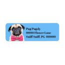 Search for pug return address labels Pet