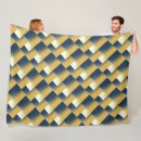 Search for navy blue and yellow blankets Modern