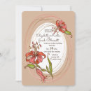 Search for tiger lily wedding invitations Elegant