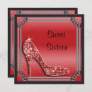 Search for red and silver sweet 16 invitations For kids