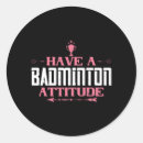 Search for love badminton stickers Shuttle