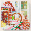 Search for gingerbread coasters Candy cane