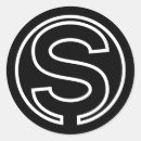 Search for initial s stickers Black
