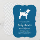 Search for beagle dog invitations Blue