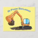Search for construction vehicles postcards Cute