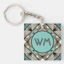 Search for modern art key rings Initials