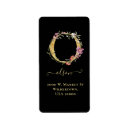 Search for monogram o return address labels Elegant