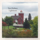 Search for two harbours Lighthouses