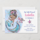 Search for black mermaid invitations Watercolor