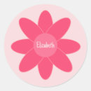 Search for shades of pink stickers Flower