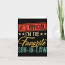 Search for son in law fathers day cards Happy