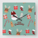 Search for christmas gingerbread clocks Santa claus