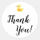 Search for rubber duck thank you stickers Birthday