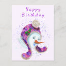 Search for snowman painting postcards Fun