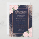 Search for pink and blue quinceanera invitations Rose gold