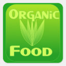 Search for organic food stickers Green