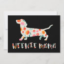 Search for weenies invitations Dachshund