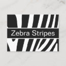 Search for zebra business cards Abstract