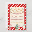 Search for north pole seasonal invitations Claus