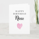 Search for special niece birthday cards Cute