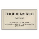 Search for magnetic business cards Hair stylist