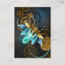 Search for steampunk business cards Blue