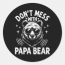 Search for papa bear stickers Grandpa
