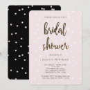 Search for pretty bridal shower invitations Gold