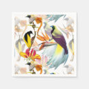 Search for bird paradise napkins Watercolor