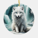 Search for arctic fox christmas tree decorations Wildlife