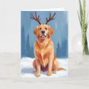 Search for golden christmas cards Dog
