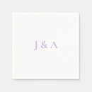 Search for purple wedding napkins Simple