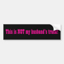 Search for husband bumper stickers Women