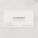 Search for copper foil business cards Modern minimalist