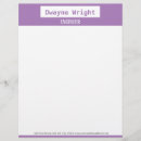 Search for violet business stationery Professional
