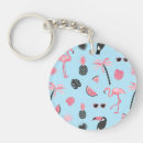 Search for flamingo rounded key rings Palm tree